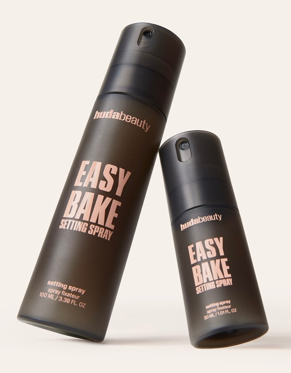 Easy bake setting spray huda beauty